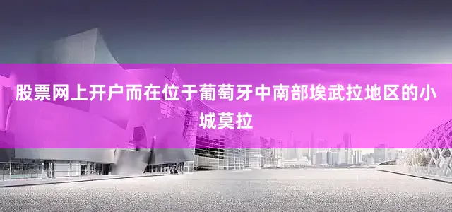 股票网上开户而在位于葡萄牙中南部埃武拉地区的小城莫拉