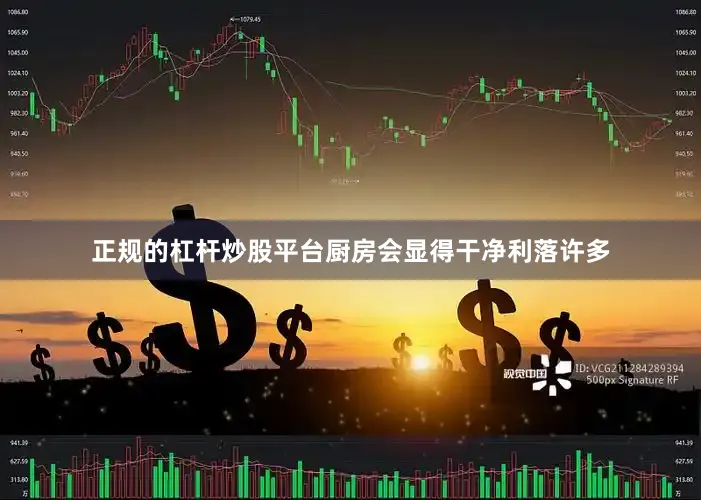 正规的杠杆炒股平台厨房会显得干净利落许多